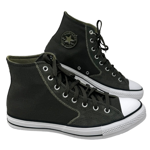 Converse Chuck Taylor High Top Khaki Suede Canvas Shoe Men Skate Sneaker A06572F - Picture 1 of 11